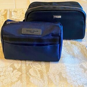 💥NWT💥VIP 2pc GIORGIO ARMANI ELECTRIC BLUE BAG SET